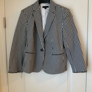 Ann Taylor Spring checked blazer